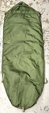 British Military Issue Green Lightweight Sleeping Bag, Size Large