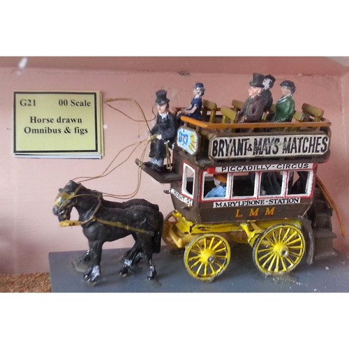 Omnibus passengers horse - &,