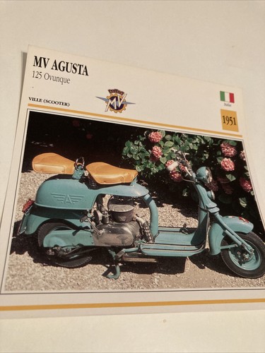 Agusta 125 ovunque 1951 - agusta,