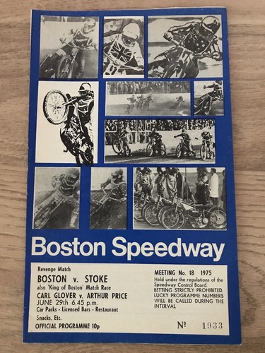 Boston stoke speedway - boston, v