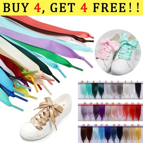 Flat wide shoe - shoe, laces