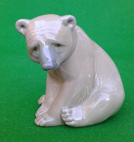 Lladro bear seated brown - -,