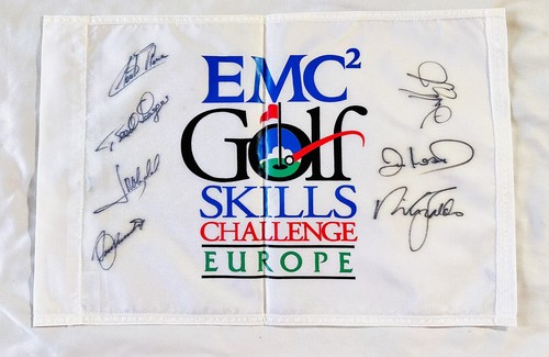 Signed golf flag nick - flag,