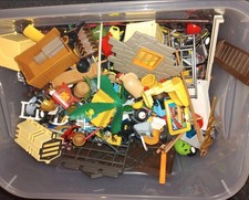 Box of Mixed Playmobil Bits