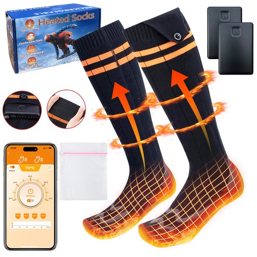 App electric heated socks - app,