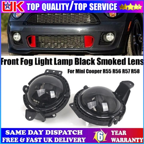 Black smoked lens - smoked, front