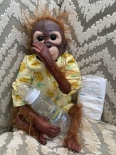 Lifelike Reborn Baby Monkey Realistic Handmade Reborn Dolls - 52cm