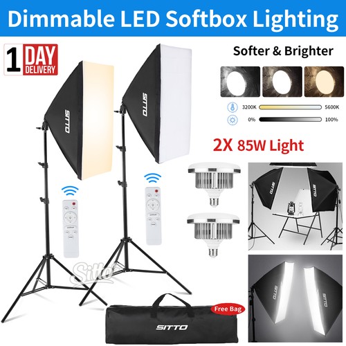 Led softbox lighting kit - led,