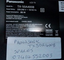 Panasonic LCD TV TX-50A400B