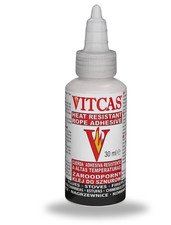 Stove Rope Glue Adhesive Black