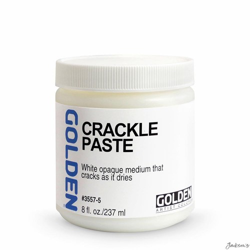 Golden crackle paste - crackle, thick