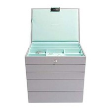 Stackers Dove Grey with Mint
