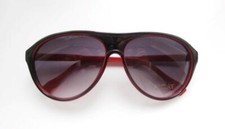 BN Vintage 1990's Red & Black Plastic Frame Pilot Style Sports Style Sunglasses