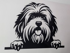 Tibetan terrier dog decal - 1x,