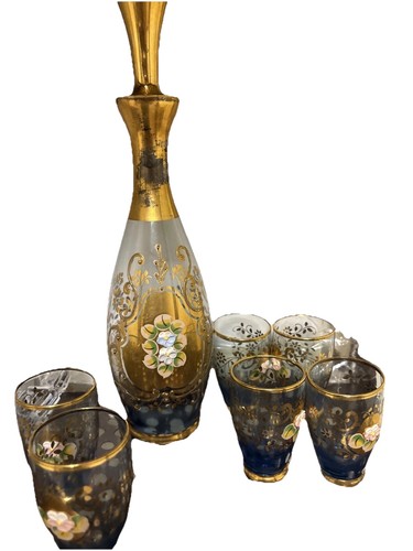 Vintage czech bohemian glass - vintage,