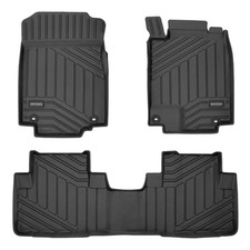 DriveDen Tailored Fitted Black Rubber Car Floor Mats for Honda CR-V Mk.4 12-18