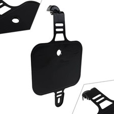 Black Front Number Plate For