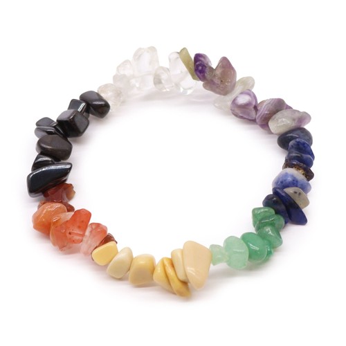 Chipstone bracelet chakra - -,