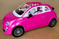 Barbie Car Fiat 500 Hot Pink &