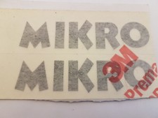 JNK1427 SET OF MIKRO  QUAD BIKE STICKERS LETTERING FOR 70CC 90CC 110CC QUAD BIKE