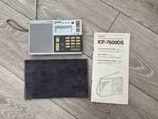 Sony ICF-7600DS portable AM-FM