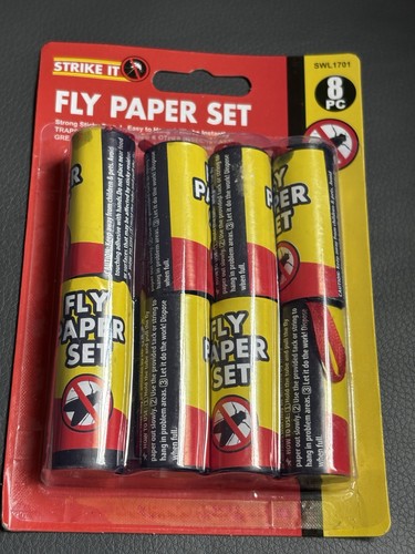 Fly paper stickers - fly,