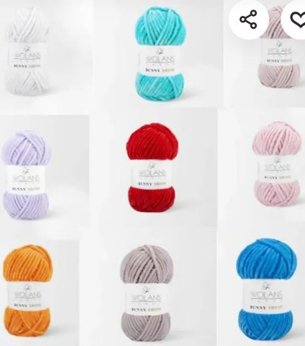 Baby bunny shine wool yarn - wool, /