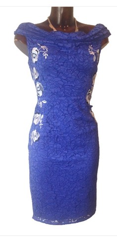 Coast blue white floral