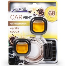 Vanilla Cocoa Car Air Freshener x2 Vent Clip LASTS 60 Days Premium Car Pride