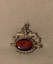 Antique Silver Carnelian