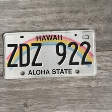American Licence plate Hawaii