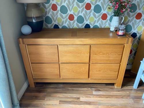Large oak sideboard - oak,