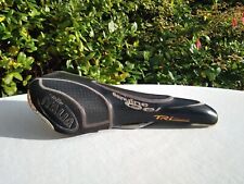 Selle Italia Trimatic. Black  Genuine Gel Bike Saddle.  Manganese Rails (2)