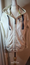 Joules Cream Zip Hoodie Size