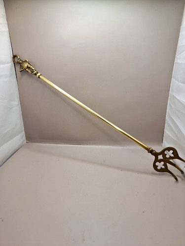 Brass toasting fork with - fork,