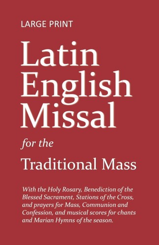 Latin english missal for - missal:, the