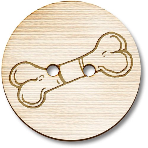 Dog bone wooden - 'dog, bone'