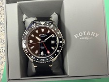 Gents Rotary ‘Henley’ GMT Quartz Watch *BNIB* RRP £229 * GS05108/04