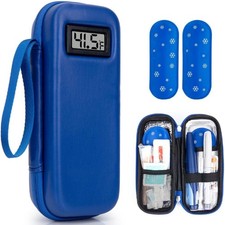 Insulin Cooler With Temperature Display - Refrigerated Medicine Travel Case