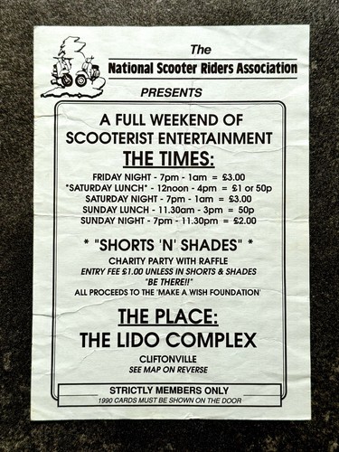 Vintage margate 1990 scooter - vintage,