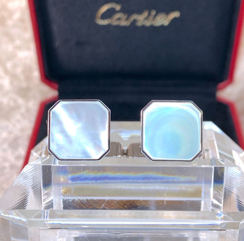 Cartier cufflinks rare mop - mop, &