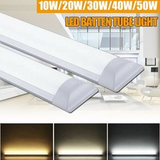 1-5FT LED Strip Lights Batten Tube Light Linear Garage Workshop Lamp Wall Shed