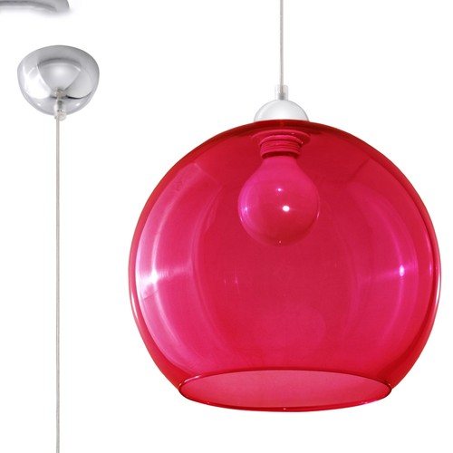 Modern glass globe - globe, pendant