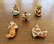 Adam Binder Harmony Kingdom Christmas Cracker Fairies x 5 Ltd Edition