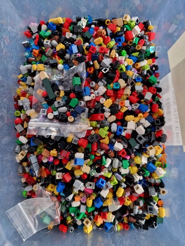 Lego over small pieces - over, kg