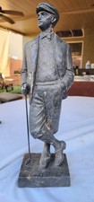 Vintage Resin Sculpture Golfer