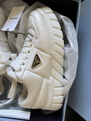 Prada white padded nappa - prada,