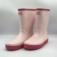Hunter Original Kids Wellies Pink UK Size 1 EU 33 Good Condition 