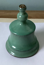Vintage Cornish Studio Pottery Bolingey Perranporth Glazed Bell imp signature