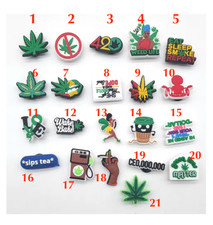 Weed Rasta 420 Shoe Charms for